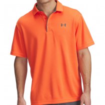 Under Armour Tech Polo - Fire / Pitch Grey - M