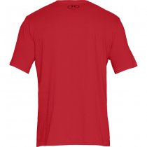 Under Armour Sportstyle Left Chest Short Sleeve Shirt - Red - S