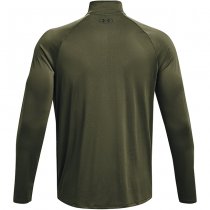 Under Armour Mens Tech 1/2 Zip Long Sleeve - Olive - L
