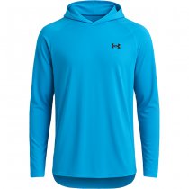 Under Armour Mens Tech 2.0 Hoodie - Ether Blue / Black - S