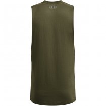 Under Armour Mens Sportstyle Left Chest Cut-Off Tank - Marine OD Green - S