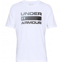 Under Armour Mens Team Issue Wordmark Short Sleeve - White - L