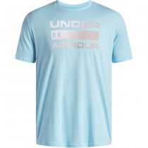 Under Armour Mens Team Issue Wordmark Short Sleeve - Stream / White - M