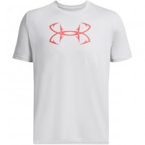 Under Armour Fish Hook Logo T-Shirt - Halo Grey - 2XL