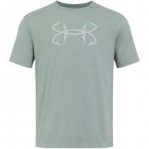 Under Armour Fish Hook Logo T-Shirt - Silica Green / Hydro Green - 3XL