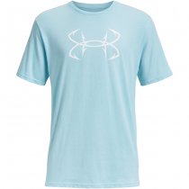 Under Armour Fish Hook Logo T-Shirt - Stream / White - 2XL