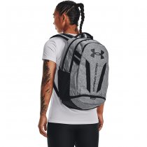 Under Armour Hustle 5.0 Backpack - Black / Graphite Medium Heather