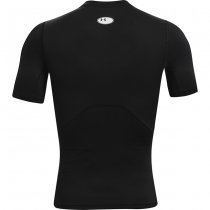 Under Armour Mens HeatGear Compression Short Sleeve - Black - L