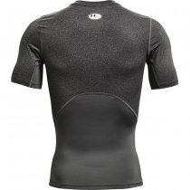 Under Armour Mens HeatGear Compression Short Sleeve - Carbon Heather - XL