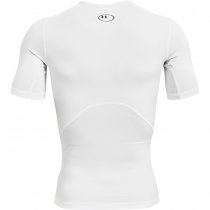 Under Armour Mens HeatGear Compression Short Sleeve - White - S