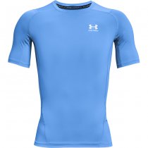 Under Armour Mens HeatGear Compression Short Sleeve - Cobalt - 2XL