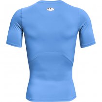 Under Armour Mens HeatGear Compression Short Sleeve - Cobalt - M