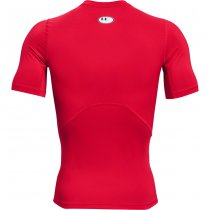 Under Armour Mens HeatGear Compression Short Sleeve - Red - XL