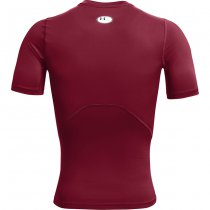 Under Armour Mens HeatGear Compression Short Sleeve - Cardinal - L