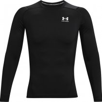 Under Armour Mens HeatGear Compression Long Sleeve - Black - 2XL
