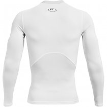Under Armour Mens HeatGear Compression Long Sleeve - White - 3XL