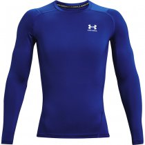 Under Armour Mens HeatGear Compression Long Sleeve - Royal - 2XL