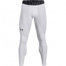 Under Armour Mens HeatGear Compression Leggings - White - 2XL