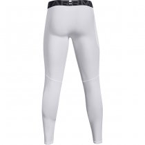 Under Armour Mens HeatGear Compression Leggings - White - 2XL