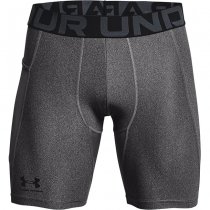 Under Armour Mens HeatGear Compression Shorts - Carbon Heather - 2XL