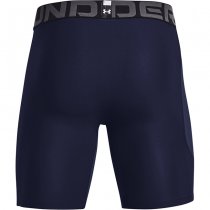 Under Armour Mens HeatGear Compression Shorts - Navy Blue - 2XL