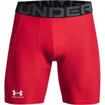 Under Armour Mens HeatGear Compression Shorts - Red - 3XL