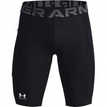 Under Armour Mens HeatGear Pocket Long Shorts - Black - 2XL