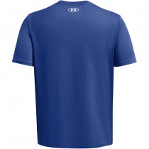 Under Armour Mens ABC Camo Boxed Logo Short Sleeve - Blue - 2XL