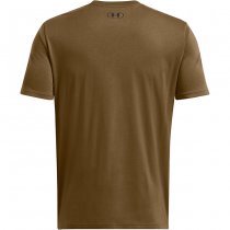 Under Armour Mens ABC Camo Boxed Logo Short Sleeve - Coyote - S