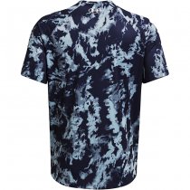 Under Armour Mens Tech ABC Camo Short Sleeve - Navy Blue / White - M
