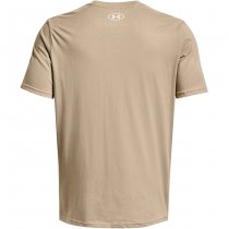 Under Armour Mens Stacked Logo Fill T-Shirt - City Khaki - M