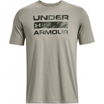 Under Armour Mens Stacked Logo Fill T-Shirt - Grove Green - S