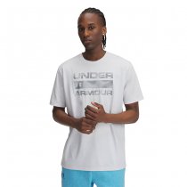 Under Armour Mens Stacked Logo Fill T-Shirt - Halo Grey / Steel - M