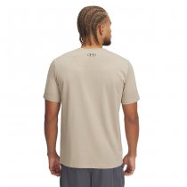 Under Armour Mens Stacked Logo Fill T-Shirt - City Khaki / Black - S