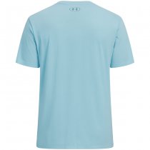 Under Armour Mens Stacked Logo Fill T-Shirt - Stream / Ether Blue - S