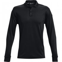Under Armour Mens Tactical Performance Polo 2.0 Long Sleeve - Black - M