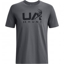 Under Armour Mens Antler Hunt Logo T-Shirt - Pitch Grey - 2XL