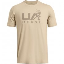 Under Armour Mens Antler Hunt Logo T-Shirt - Khaki - 2XL