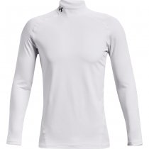Under Armour Mens ColdGear Fitted Mock - White - L