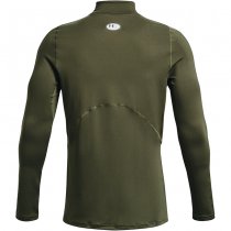 Under Armour Mens ColdGear Fitted Mock - Marine OD Green - 3XL