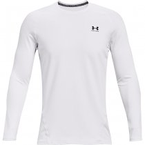 Under Armour Mens ColdGear Fitted Crew - White - M