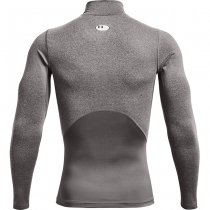 Under Armour Mens ColdGear Compression Mock - Heather Grey - M