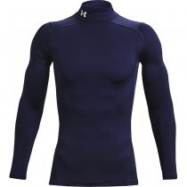 Under Armour Mens ColdGear Compression Mock - Navy Blue - 3XL