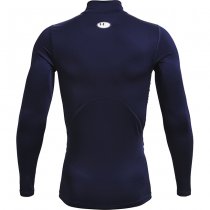 Under Armour Mens ColdGear Compression Mock - Navy Blue - M