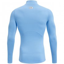 Under Armour Mens ColdGear Compression Mock - Carolina Blue / White / White - 3XL