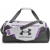 Under Armour Undeniable 5.0 Duffle Bag Medium - Halo Grey / Provence Purple
