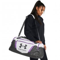 Under Armour Undeniable 5.0 Duffle Bag Medium - Halo Grey / Provence Purple