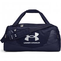 Under Armour Undeniable 5.0 Duffle Bag Medium - Navy Blue / Metallic Silver