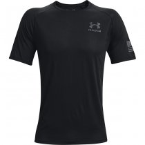 Under Armour Mens Tech Freedom Short Sleeve T-Shirt - Black - M