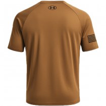 Under Armour Mens Tech Freedom Short Sleeve T-Shirt- Coyote - 2XL